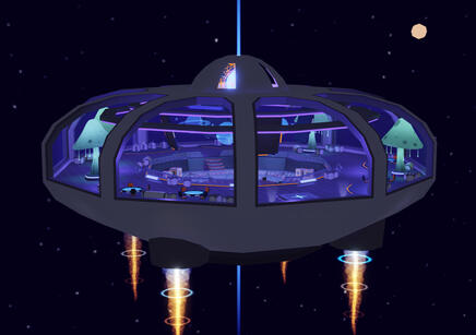 Low Poly Space Station